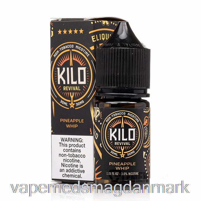 Engangs Vape Danmark Ananas Pisk - Kilo Revival Salte - 30ml 50mg